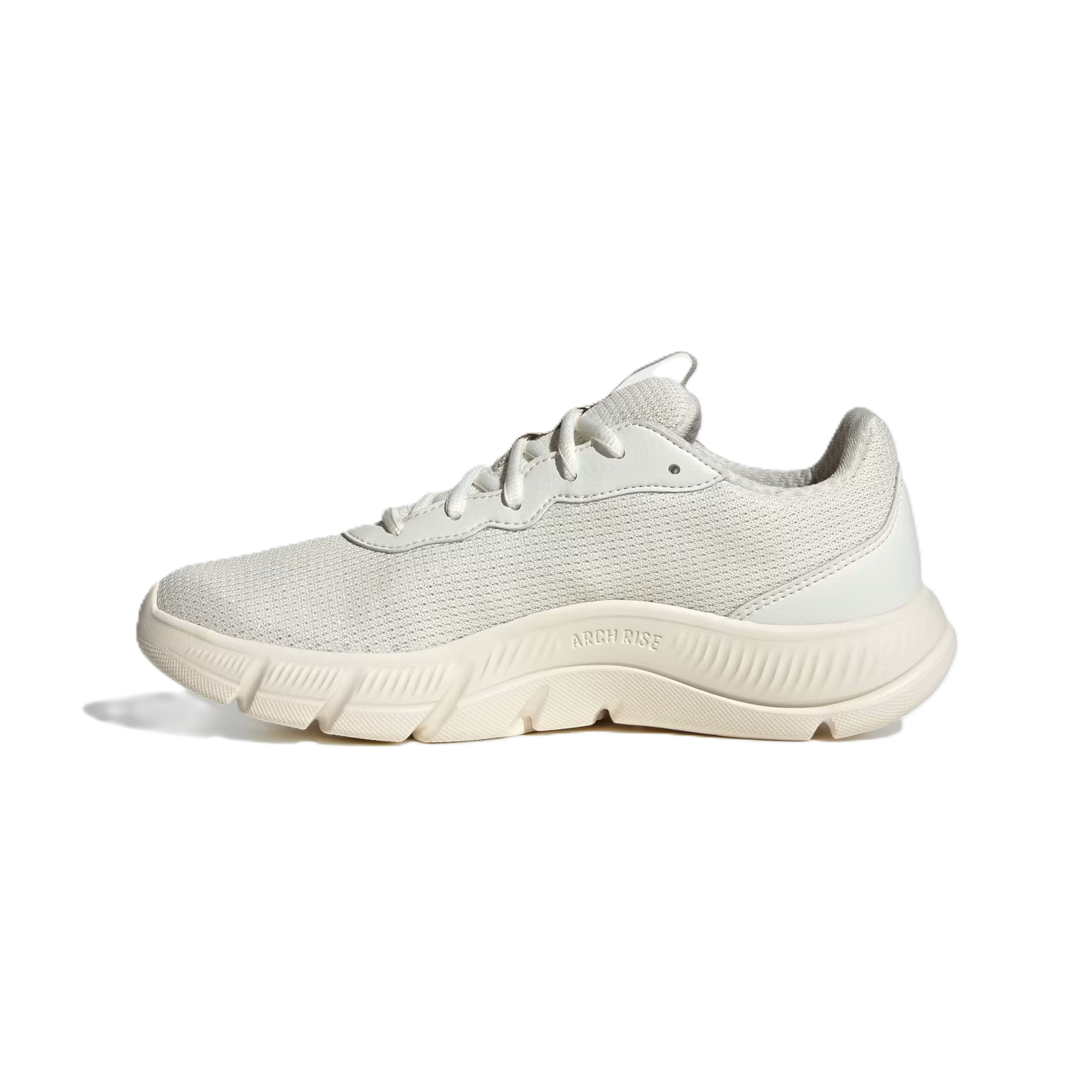 Adidas Cloudfoam Flex - Laces Running Shoes For Women, Off White&Beige