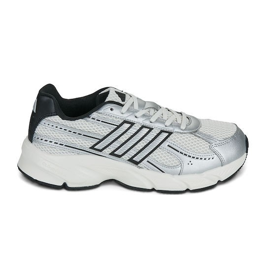 Adidas Technochaos 2000 Running Shoes For Women, White &Silver&Black