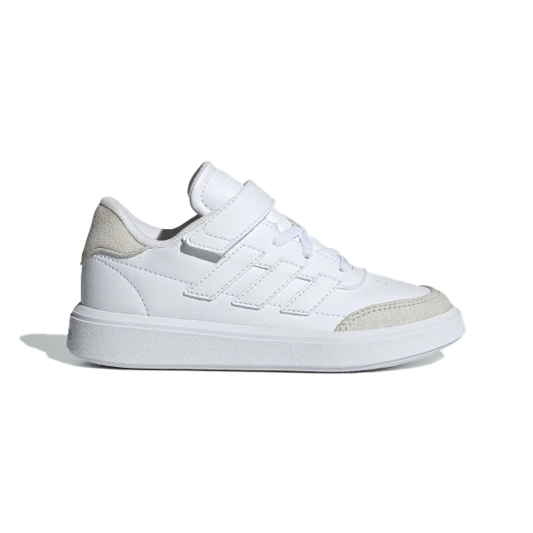 Adidas Courtblock El C Lifestyle Shoes For Boys, Cloud White