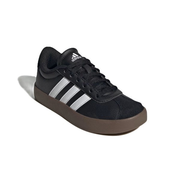 Adidas Vl Court 3.0 K Lifestyle Shoes For Boys, White&Black&Pink