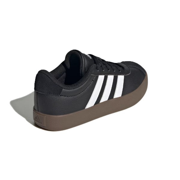 Adidas Vl Court 3.0 K Lifestyle Shoes For Boys, White&Black&Pink