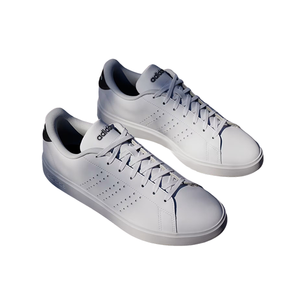 Adidas Advantage 2.0 Lifestyle Shoes For Men, Cloud White & Core Black & Legend Ink