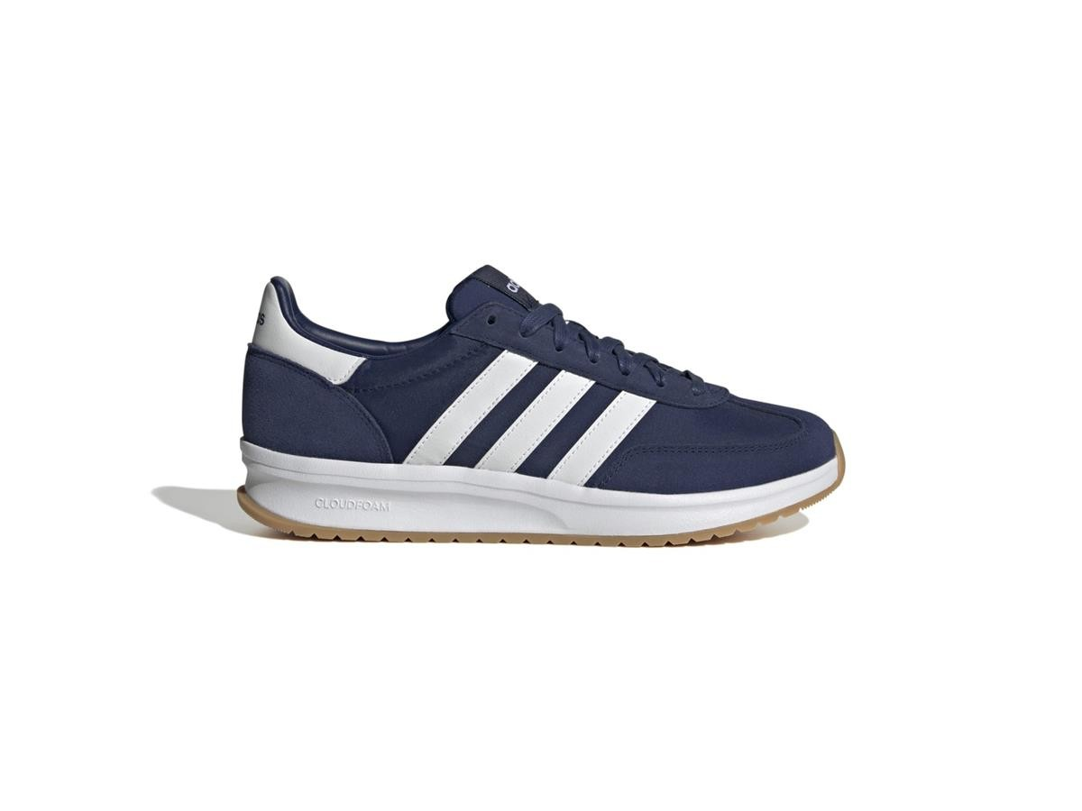 Adidas Run 70S 2.0 Lifestyle Shoes For Men, White&Dark Blue