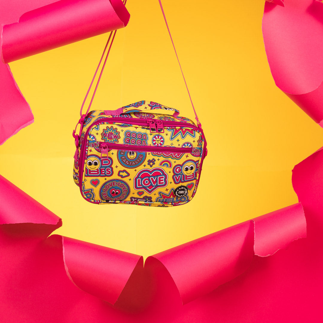 Cubs Good Vibes & Smiles Lunch Bag, Multicolors
