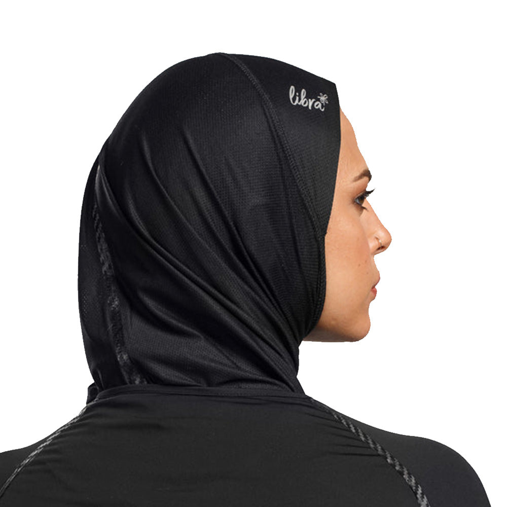 Libra Head Cover Bonnet For Women, Black