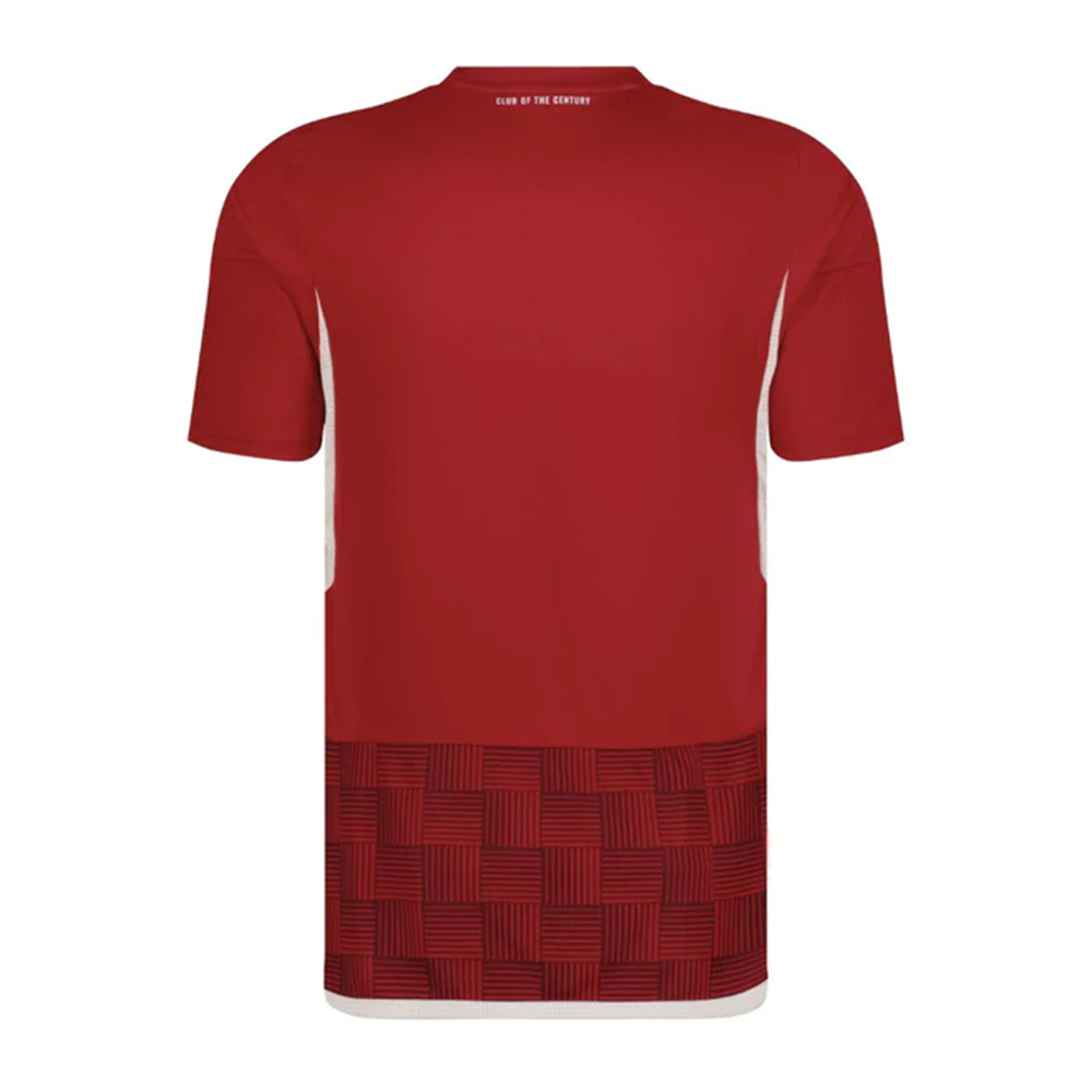 Adidas Al Ahly Football T-Shirt, Red & White
