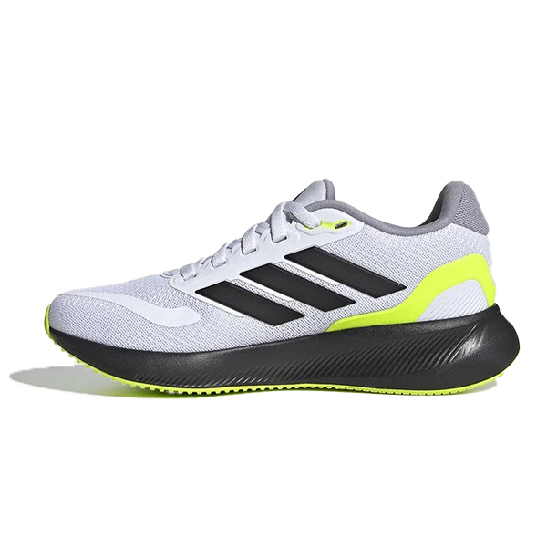 Adidas Runfalcon 5 J Running Shoes For Boys, Grey&Black&Green