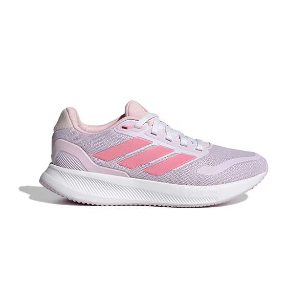 Adidas Runfalcon 5 J Running Shoes For Girls, Ice Lavender & Cloud White & Clear Pink