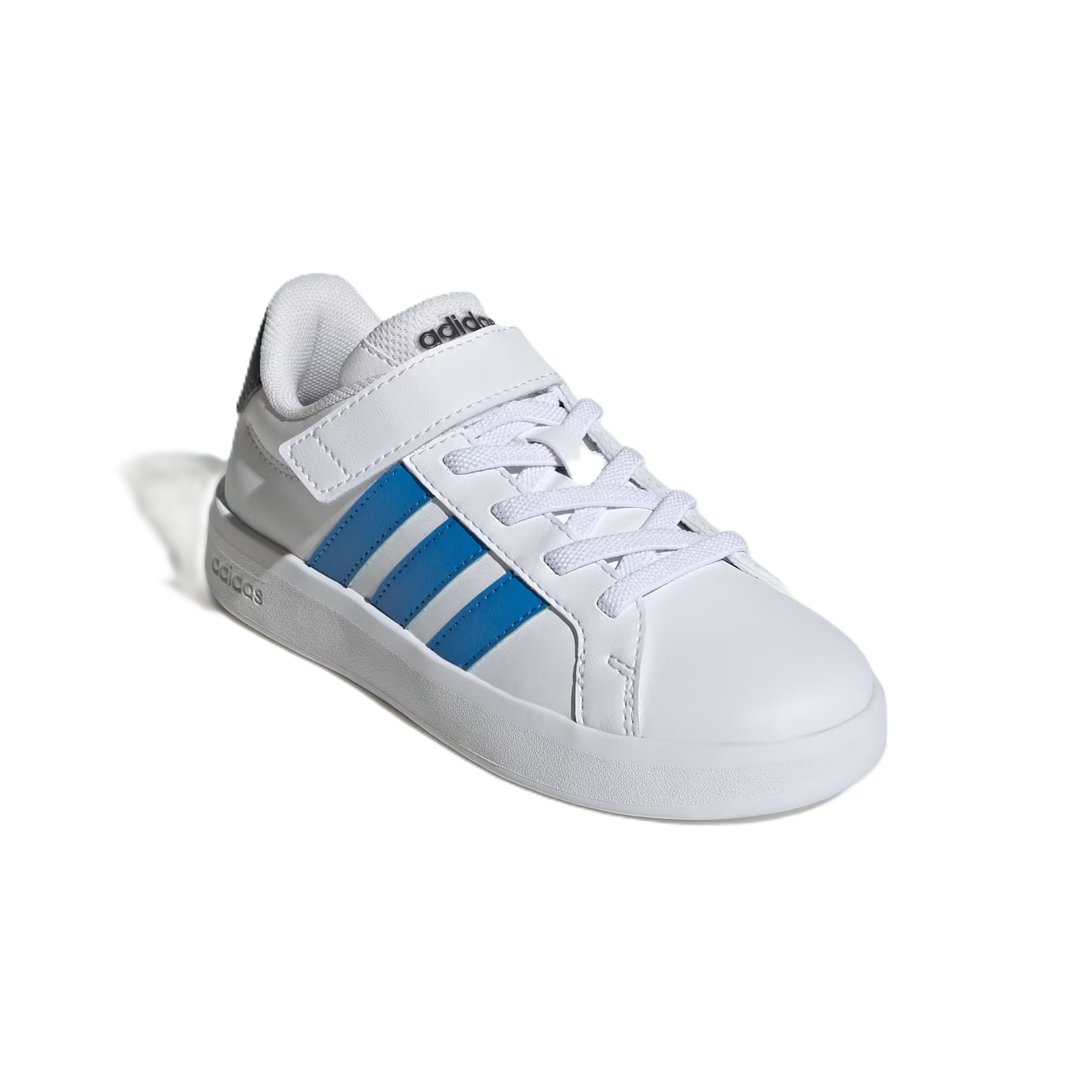 Adidas Grand Court 3.0 El C Lifestyle Shoes For Boys, White&Blue