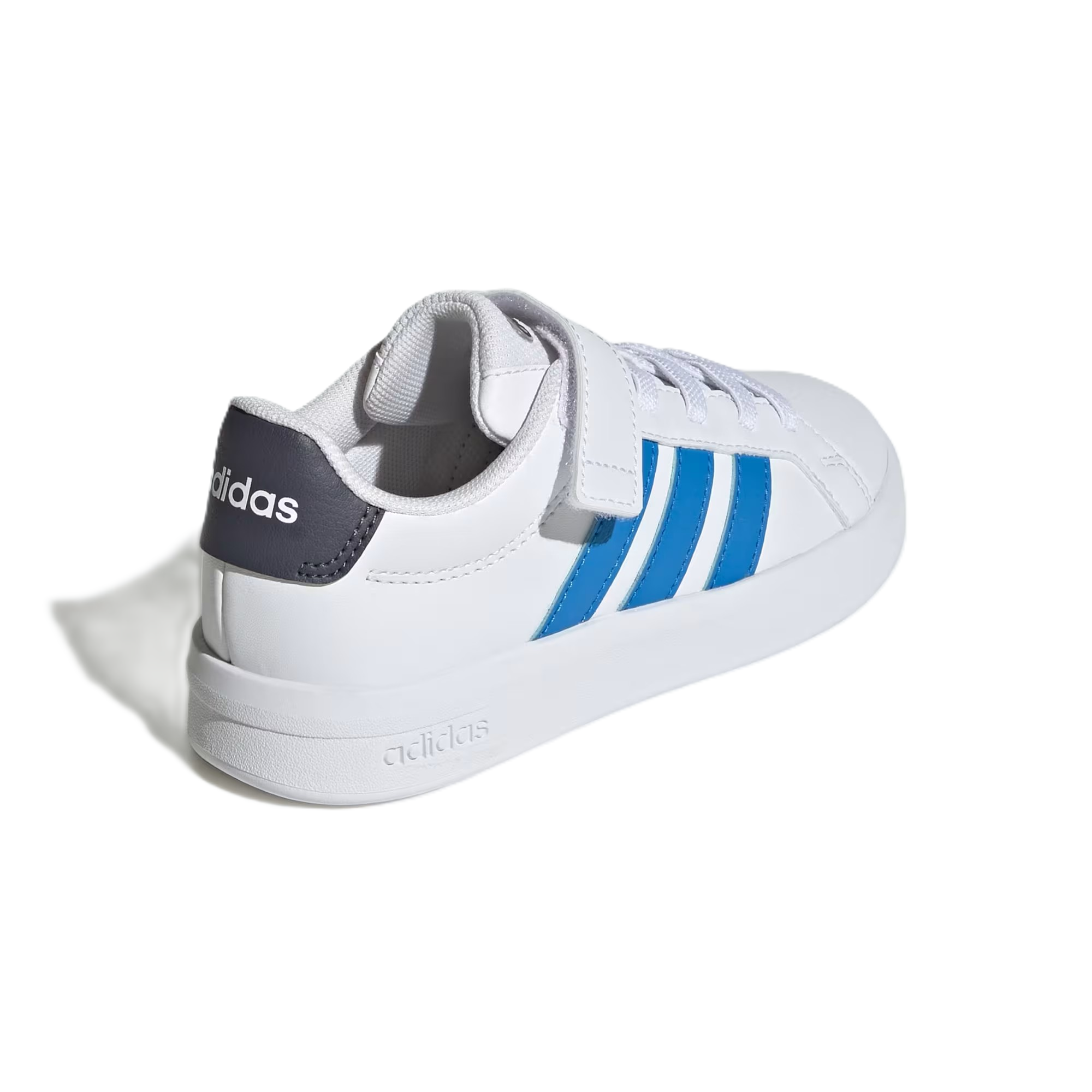 Adidas Grand Court 3.0 El C Lifestyle Shoes For Boys, White&Blue