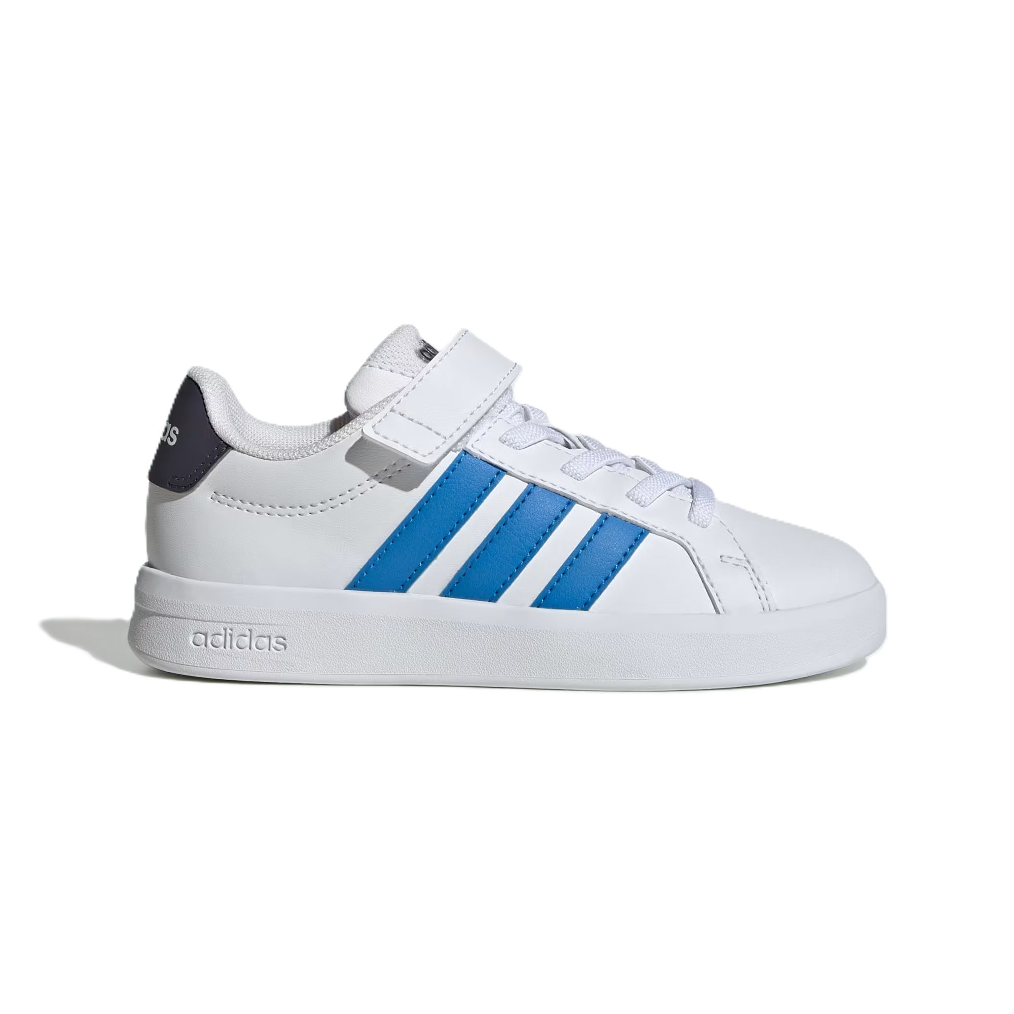 Adidas Grand Court 3.0 El C Lifestyle Shoes For Boys, White&Blue