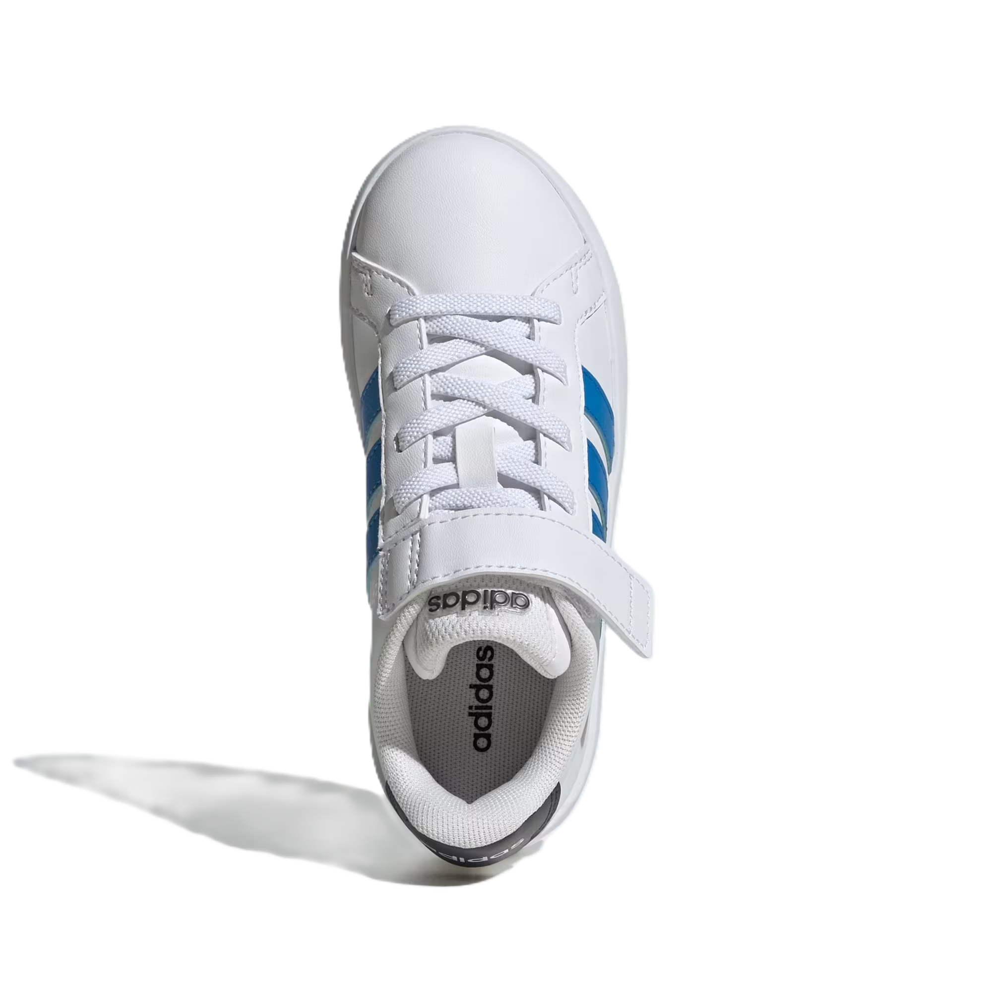 Adidas Grand Court 3.0 El C Lifestyle Shoes For Boys, White&Blue