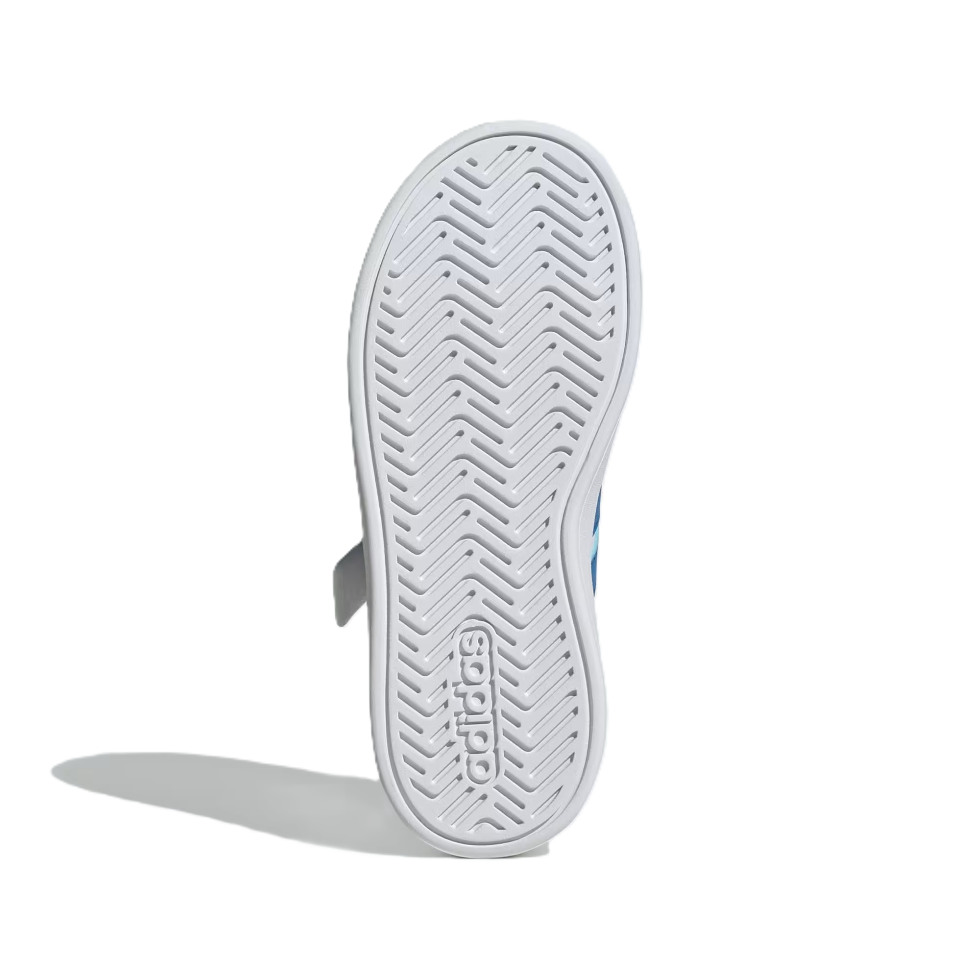 Adidas Grand Court 3.0 El C Lifestyle Shoes For Boys, White&Blue