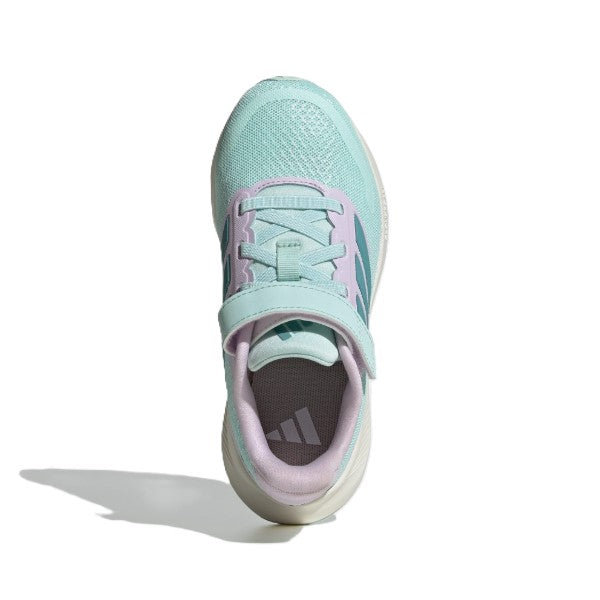 Adidas Runfalcon 5 El C Running Shoes For Boys, Mint Green&Lavander