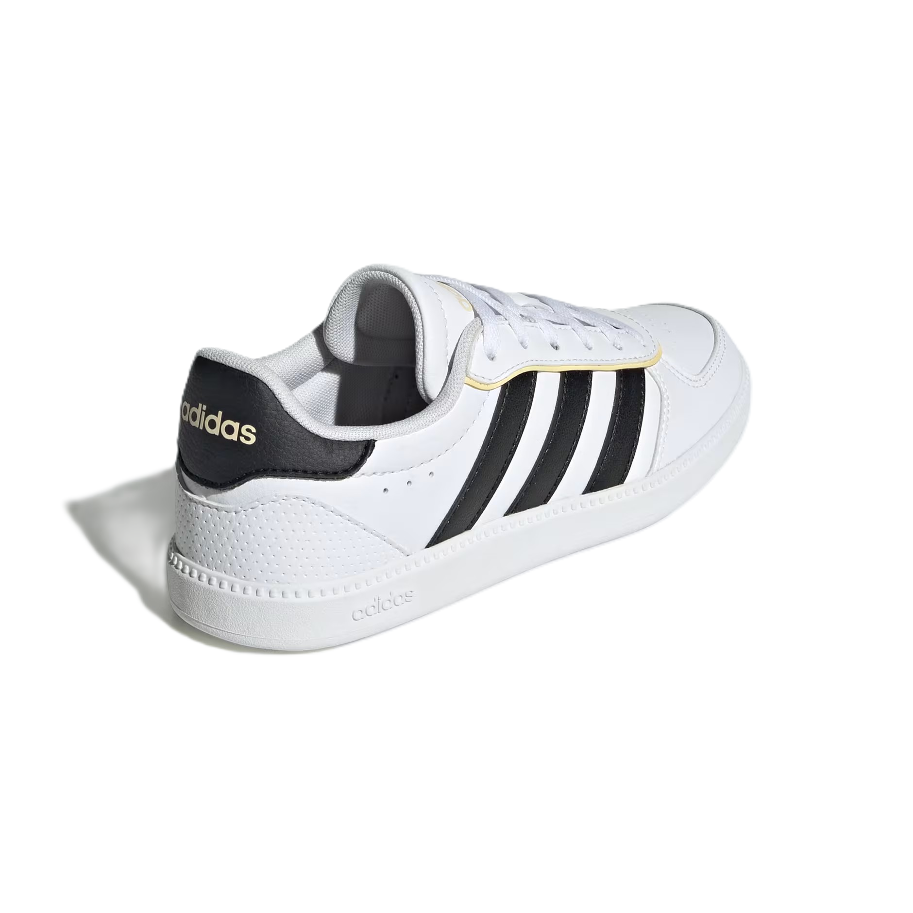 Adidas Breaknet Sleek J Lifestyle Shoes For Boys, White&Black