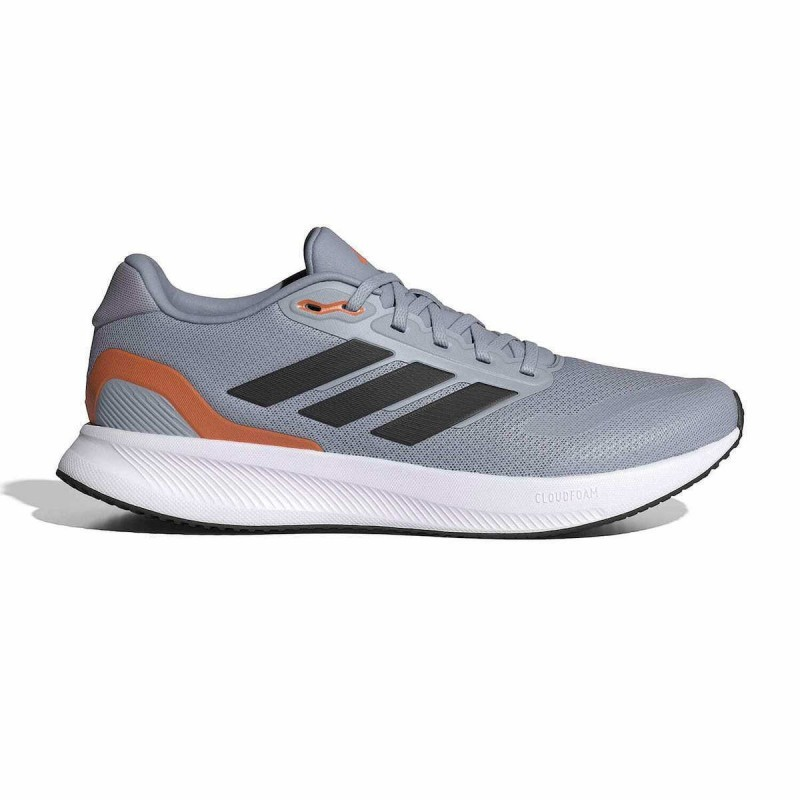 Adidas Runfalcon 5 Running Shoes For Men, Grey&Orange