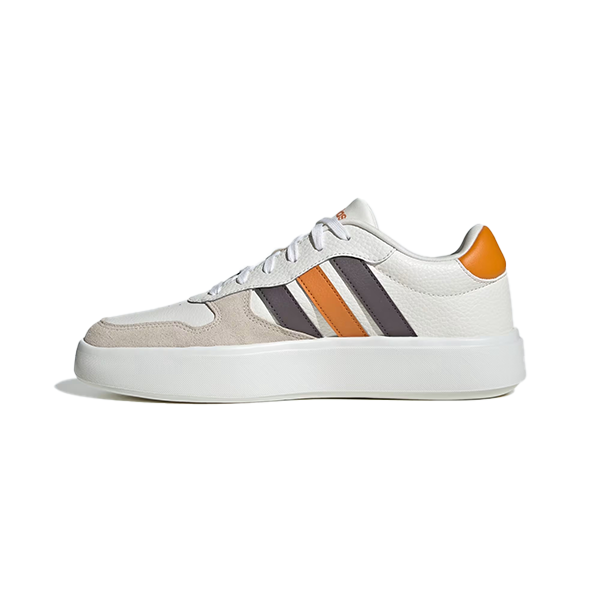Adidas Litecourt Lifestyle Shoes For Men, Core White & Grey Strata & Focus Orange