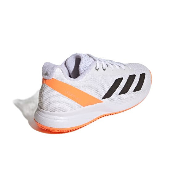 Adidas Courtflash Speed 2 Tennis Shoes For Men, White&Orange