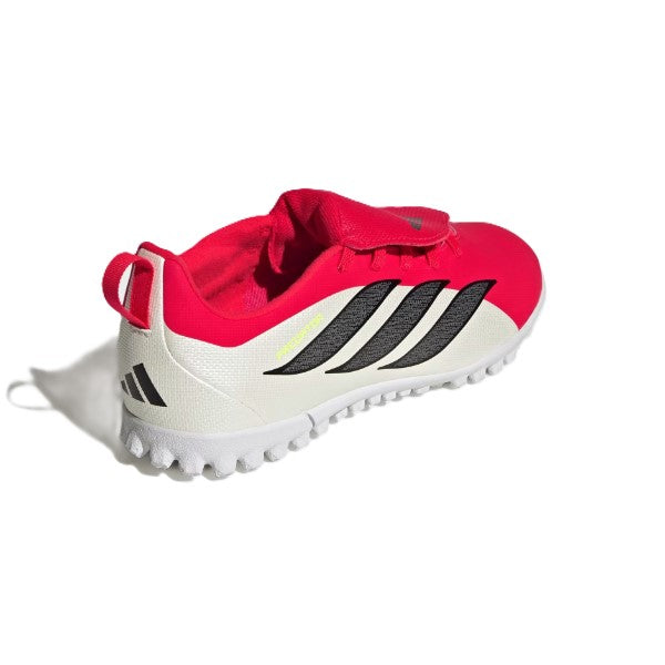 Adidas Predator Club Ft El Tf J Tartan Shoes For Boys, Red&White
