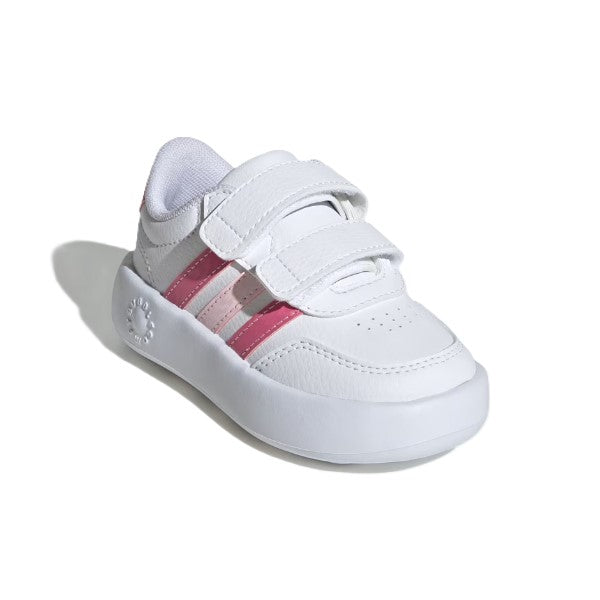 Adidas Breaknet 3.0 Cf I Lifestyle Shoes For Girls, White/Pink