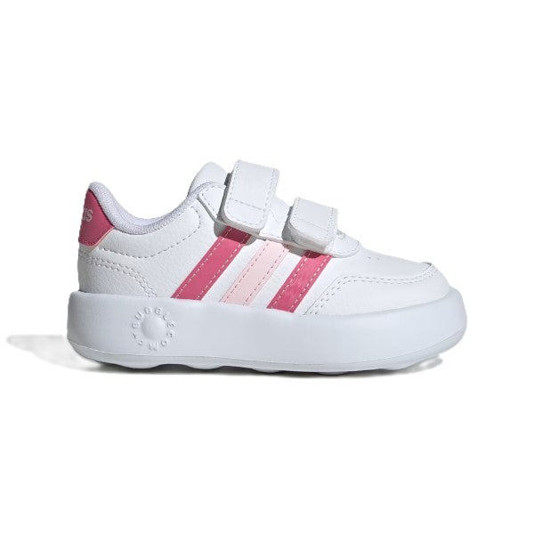 Adidas Breaknet 3.0 Cf I Lifestyle Shoes For Girls, White/Pink