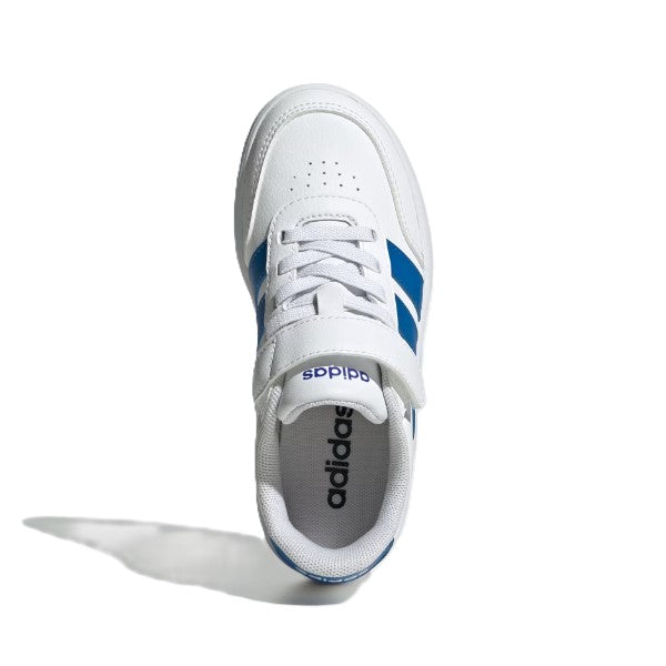 Adidas Breaknet 3.0 El C Lifestyle Shoes For Boys, White&Royal Blue