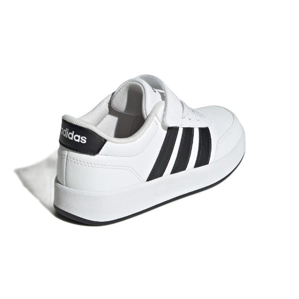 Adidas Breaknet 3.0 El C Lifestyle Shoes For Boys, White/Black