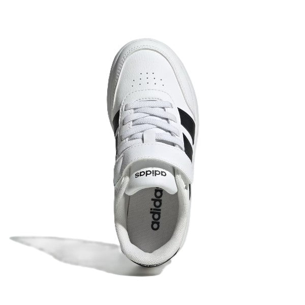 Adidas Breaknet 3.0 El C Lifestyle Shoes For Boys, White/Black