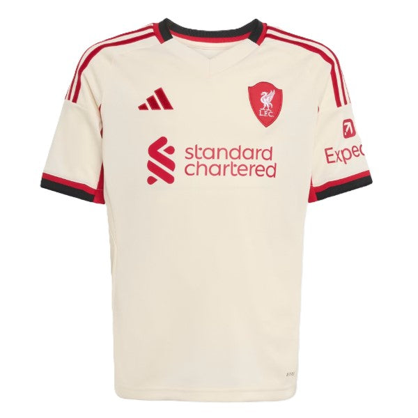 Adidas Lfc A Jsy Y Ss Football T-Shirt For Boys, White