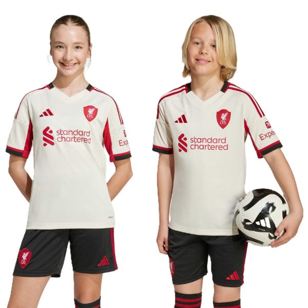 Adidas Lfc A Jsy Y Ss Football T-Shirt For Boys, White