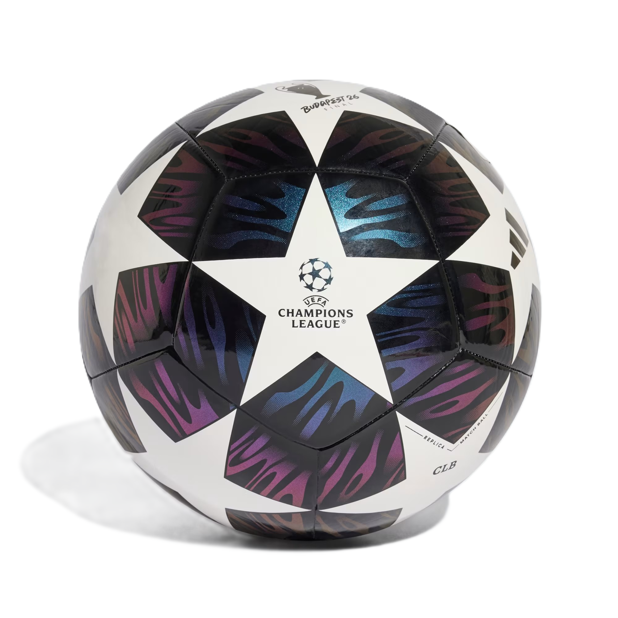 Adidas Ucl Clb F Football For Unisex, Black&White