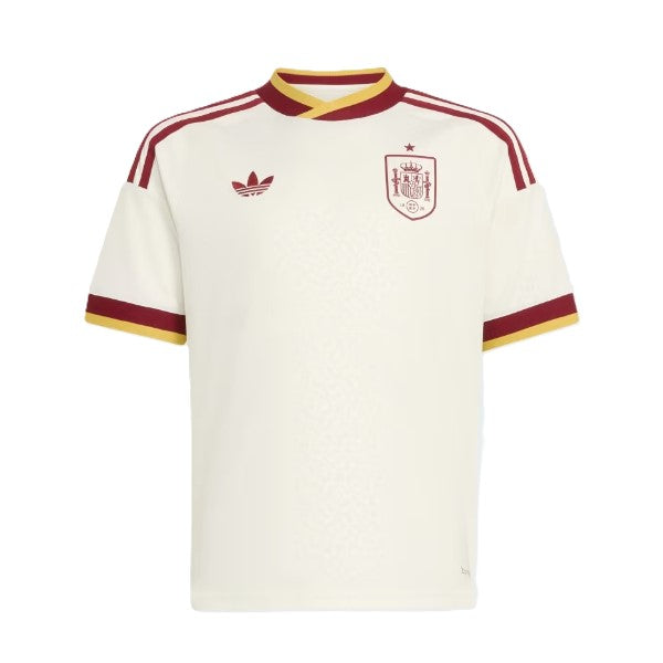 Adidas Rfef A Jsy Y Ss Football T-Shirt For Boys, Off-White