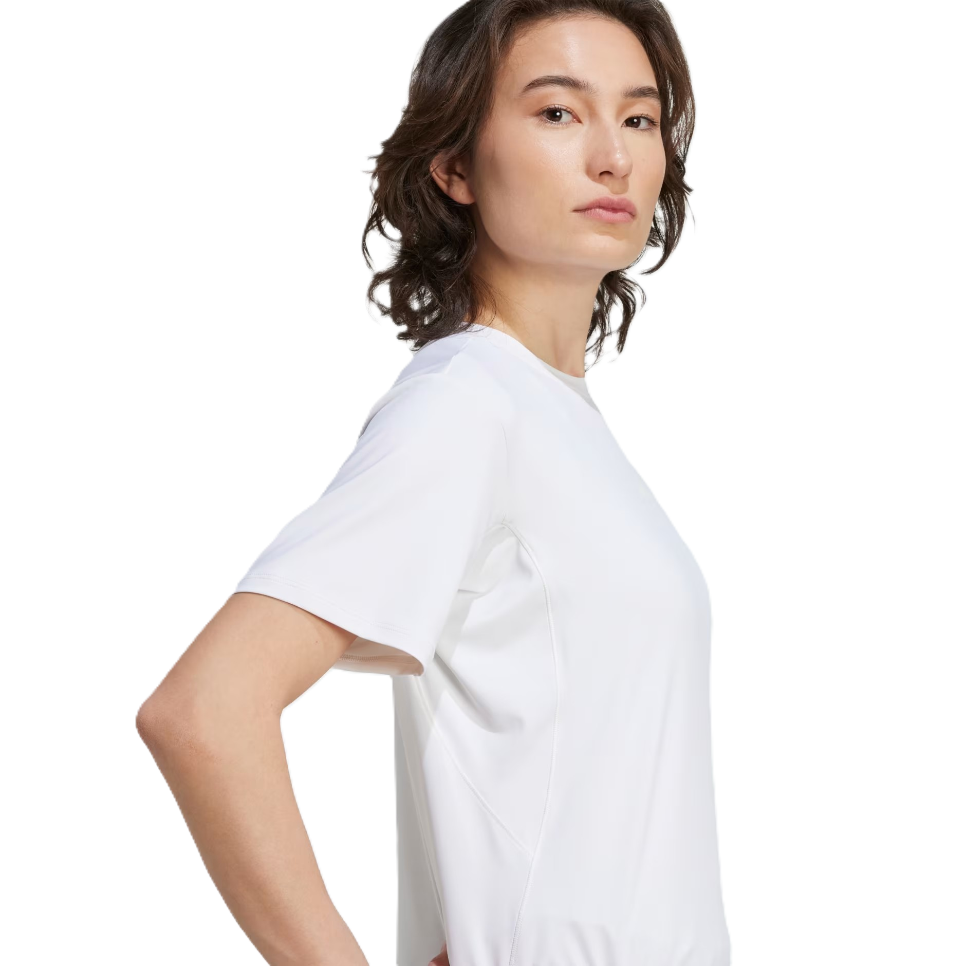 Adidas Wtr D4T G2 T Ss Fitness T-Shirt For Women, White