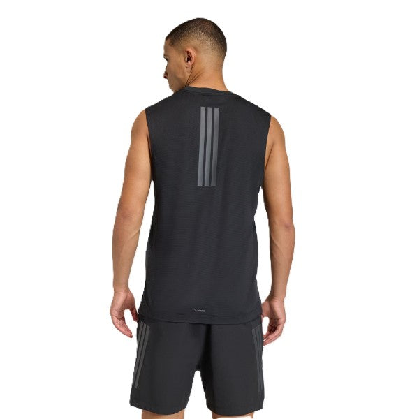 Adidas D4T Primelft Ta Sleeveless Fitness T-Shirt For Men, Black