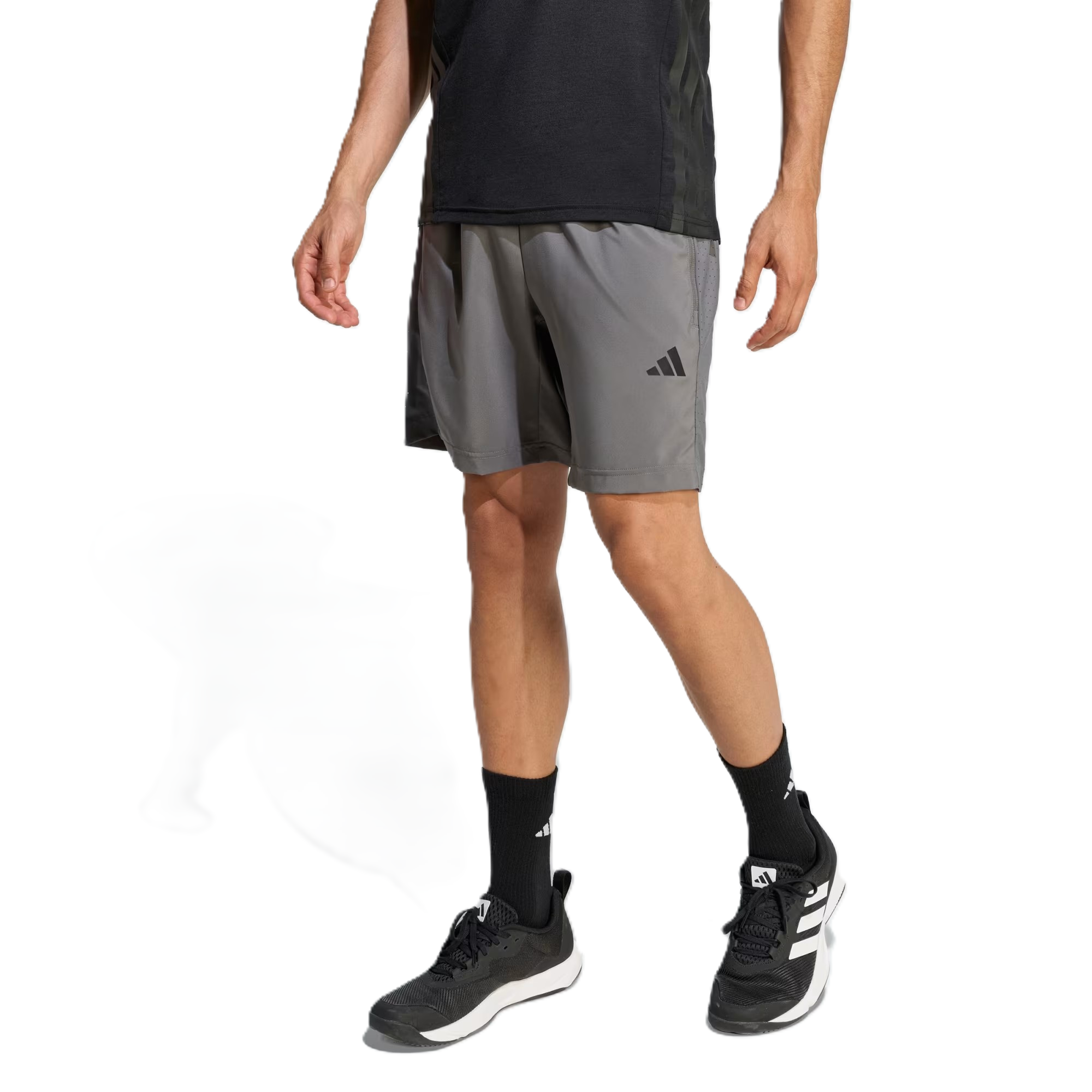 Adidas We Bas Wv Sho Training Shorts For Men, Grey