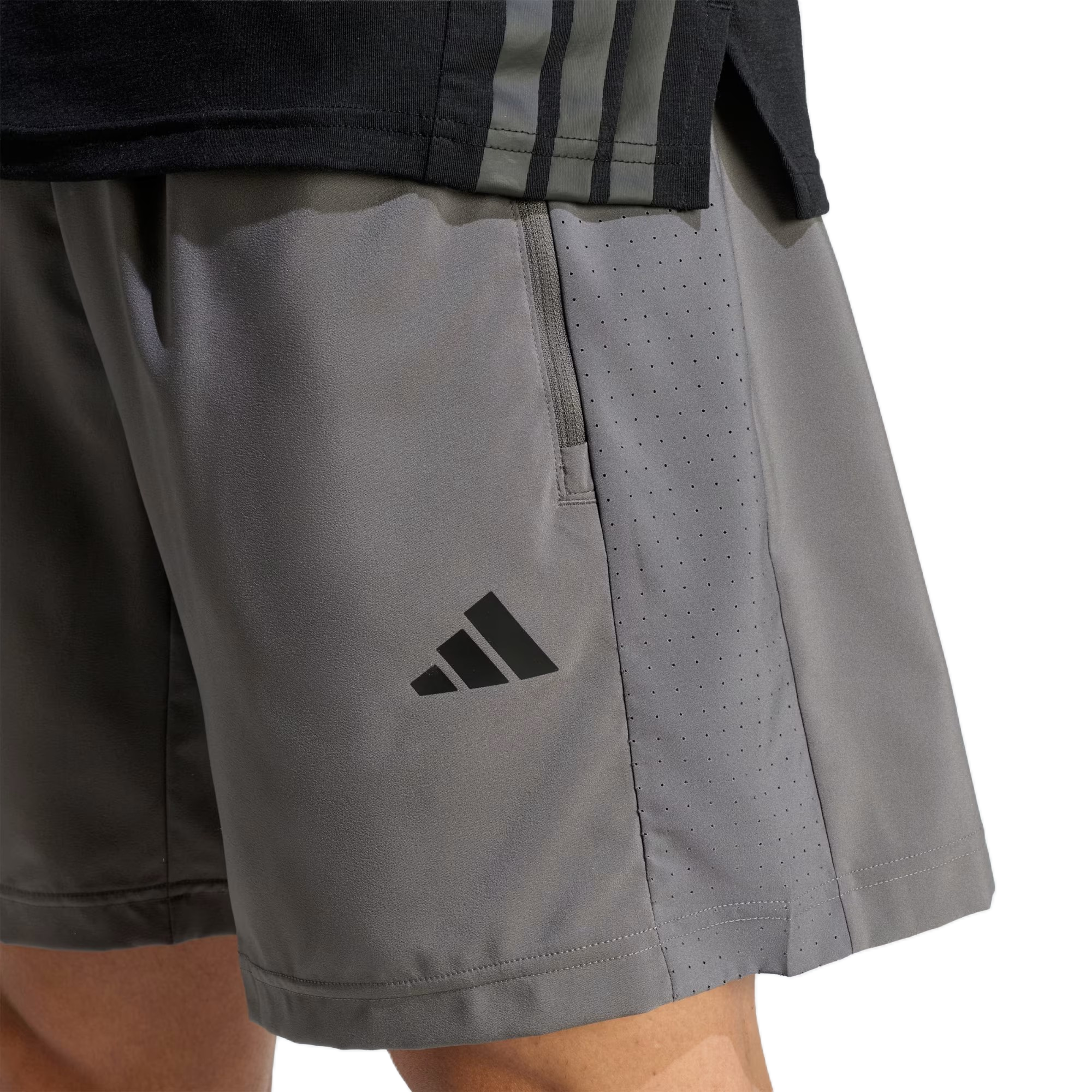Adidas We Bas Wv Sho Training Shorts For Men, Grey