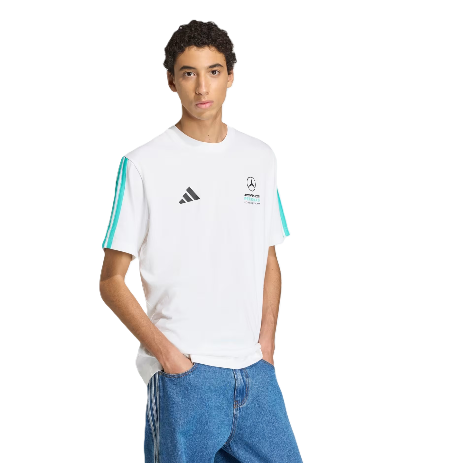 Adidas Mer Dna Tee M Ss Lifestyle T-Shirt For Men, White