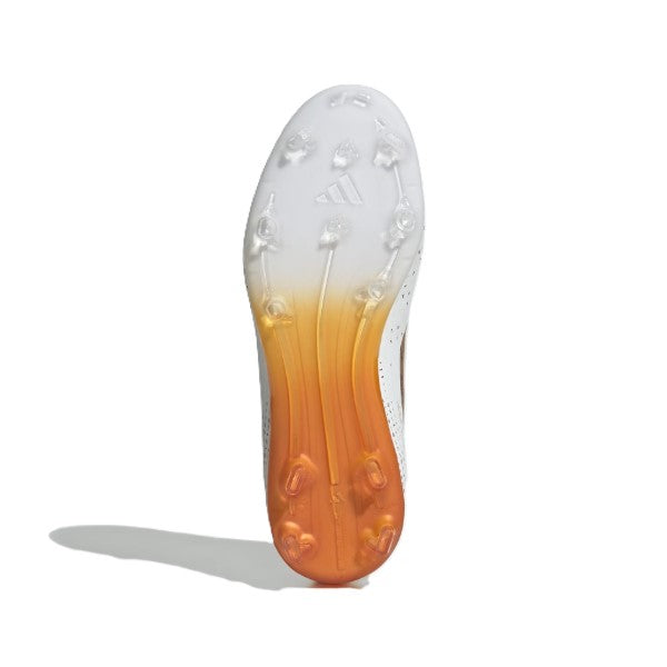 Adidas F50 League Fg/Mg J Fg Shoes For Boys, White&Gold