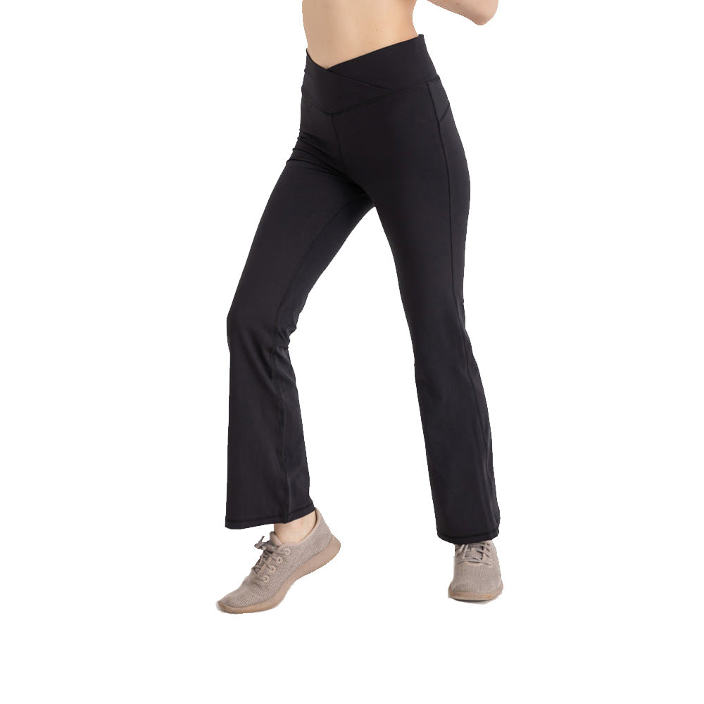 Libra V-Flare Leggings For Women, Black