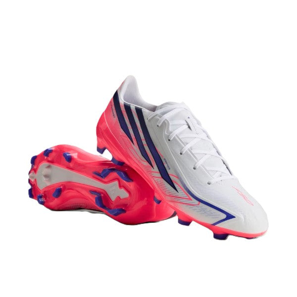Adidas F50 Hyperfast League Fg Fg Shoes For Men, White&Purple
