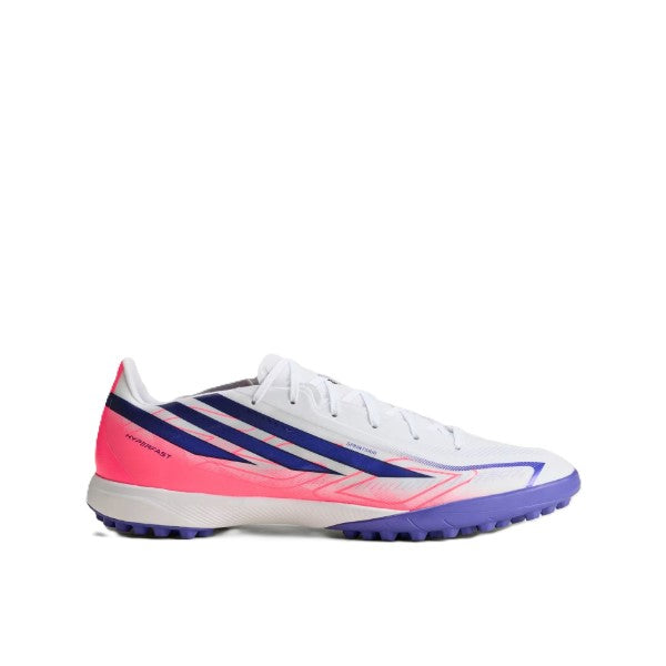 Adidas F50 Hyperfast League Tf Tartan Shoes For Men, White&Purple