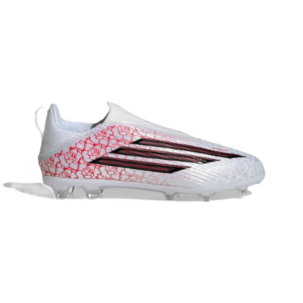 Adidas F50 League Ll Fg/Mg J Ly Shoes For Boys, White