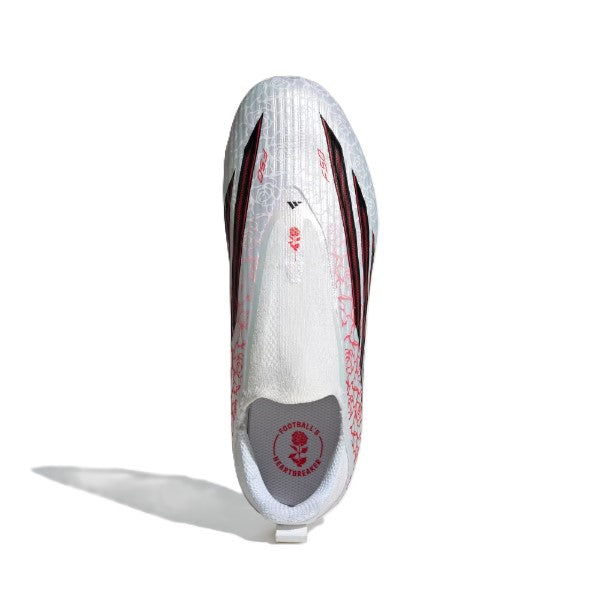 Adidas F50 League Ll Fg/Mg J Ly Shoes For Boys, White