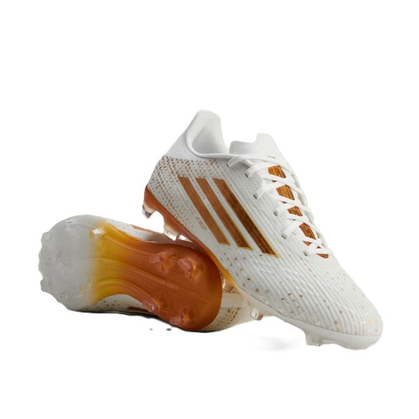 Adidas F50 League Fg/Mg Salah Fg Shoes For Men, White&Gold