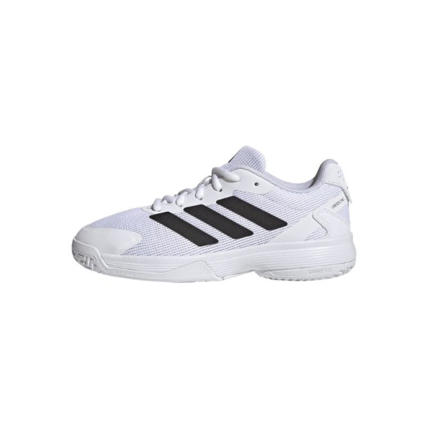 Adidas Ubersonic K Tennis Shoes For Boys, White&Black