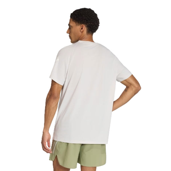 Adidas Adi365/// T M Ss Running T-Shirt For Men, Grey&White