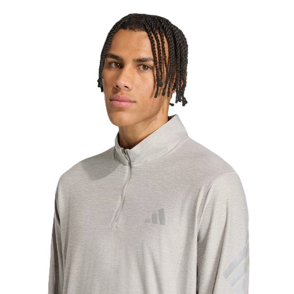Adidas Adi365/// Zip M Running Sweatshirt For Men, Grey