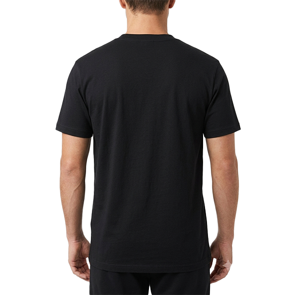 Tuggup Lifestyle Ss T-Shirt For Men, Black