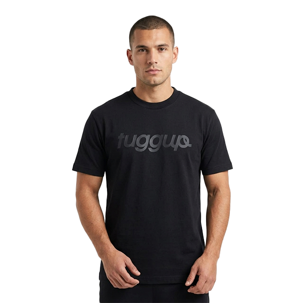 Tuggup Lifestyle Ss T-Shirt For Men, Black
