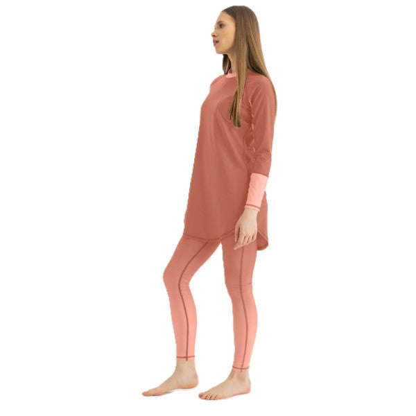 Libra Ocean Sense Swimsuit For Women, Teracotta Gradience